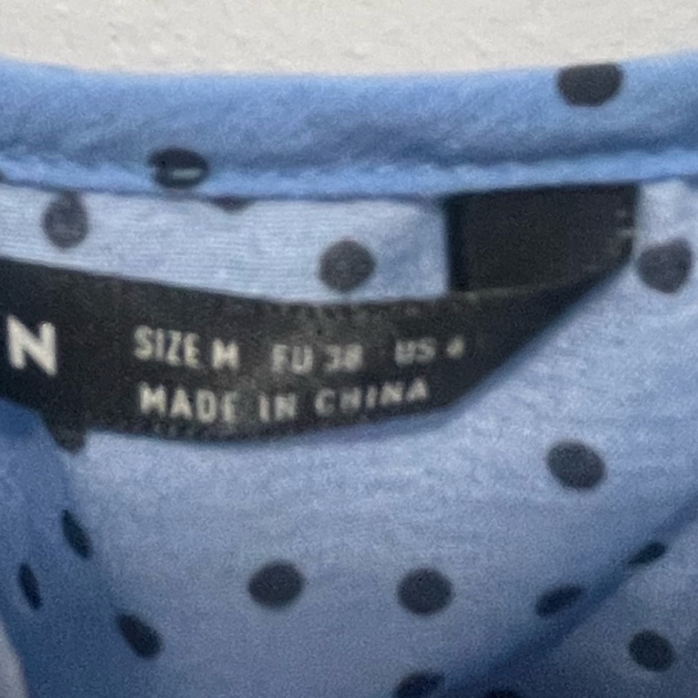 SHEIN Light Blue Polka Dot Dress - Picture 8 of 14